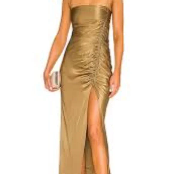 NWT Shona Joy Thalia Bias Ruched Maxi Dress - Picture 1 of 9